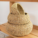 Round Sea Grass Basket | Natural