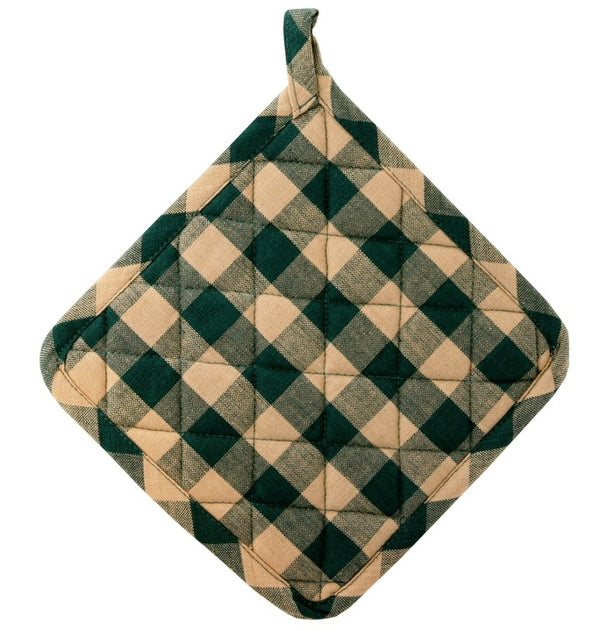 Pot Holder | Green Check