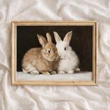 Canvas Print 11x14 | Easter Bunny Duo