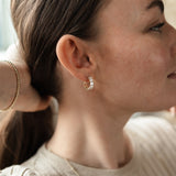 Chara Hoops | Gold Clear