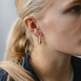 Chasm Hoops | Gold