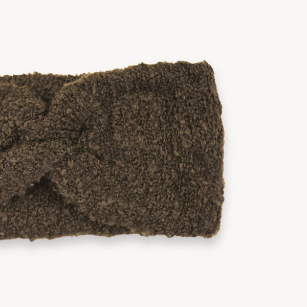 Cozy Twisted Headband | Brunette