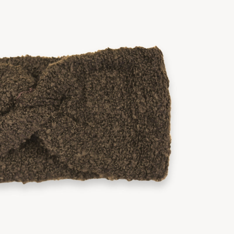 Cozy Twisted Headband | Brunette
