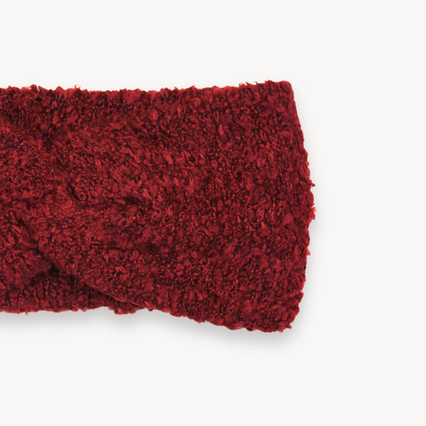 Cozy Twisted Headband | Currant