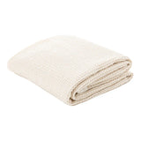 Creamy Waffle Throw | Cream