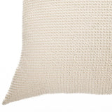 Creamy Waffle Euro Cushion | Cream