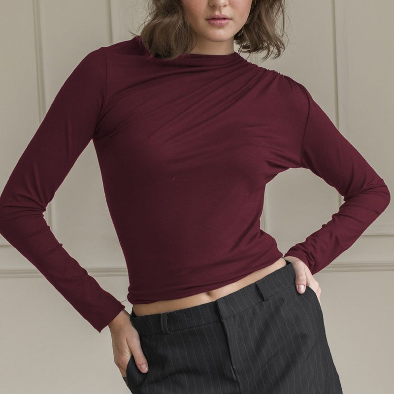Ophelia Top | Bordeaux