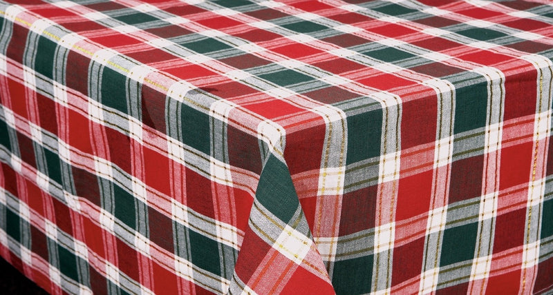 Plaid Tablecloth | Santa Clara Holiday