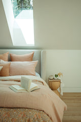 Lina Linen King Duvet Set Peony {Online Exclusive}
