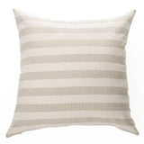 Dina Striped Cushion | Cream & Taupe