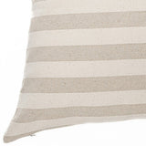 Dina Striped Cushion | Cream & Taupe