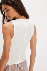 Jamie Henley Tank | Clean Ivory