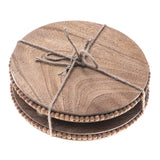 Beaded Round Trivet | Set of 2