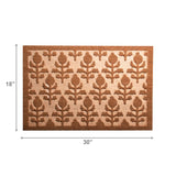 Embossed Doormat | Fleur de Lis