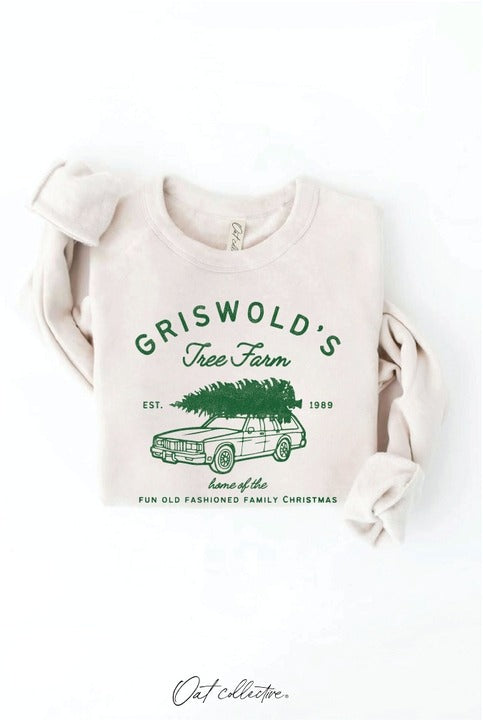 Griswold's Tree Farm Sweatshirt | Heather Dust