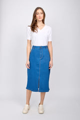 Bailey Skirt | Denim Blue - FINAL SALE