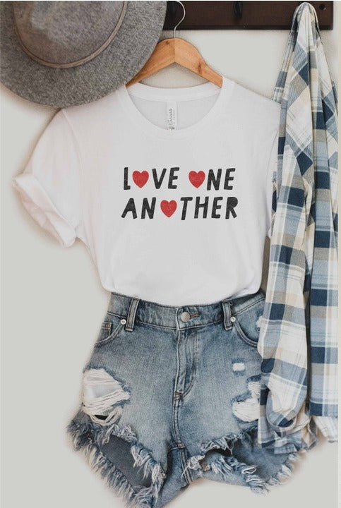 Love One Another Tee | White