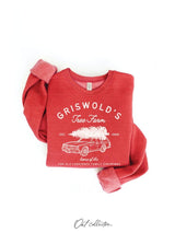 Griswold's Tree Farm Sweatshirt | Cranberry Heather