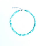 Ombre Glass Disc Bead Necklace | Turquoise