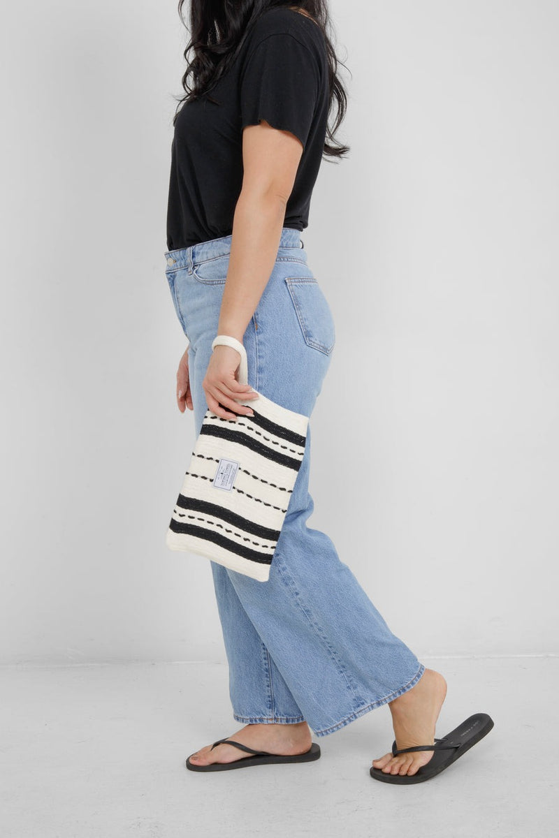 The Mercer Small Wet/Dry Bag | Ecru