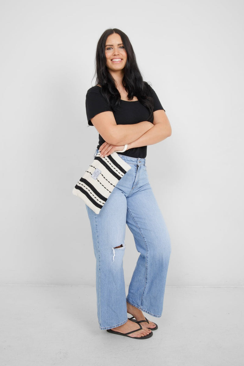 The Mercer Small Wet/Dry Bag | Ecru