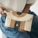 Palm Leaf Clutch | Multi