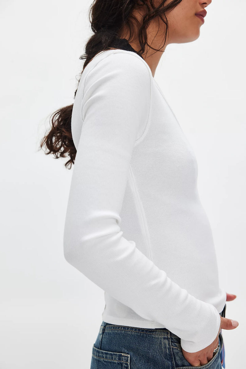 Neria Top | Clean Ivory