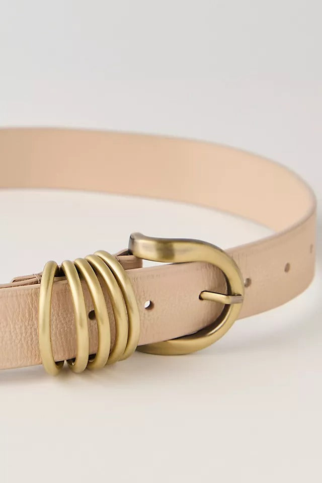 Rori Leather Belt | Cream