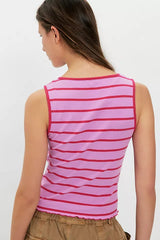 Tilly Striped Tank | Orchid Combo