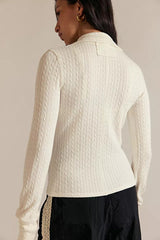 Brunch Girl Zip Up | Clean Ivory