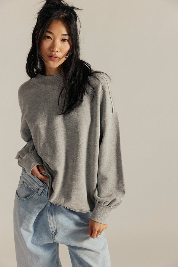 Palm Springs Pullover | Heather Grey