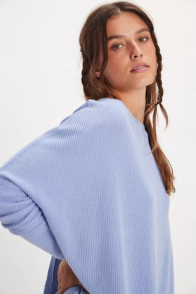 Latte Blues Top | Dawn Breeze