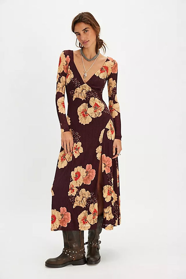 Calla Dress | Plum Combo