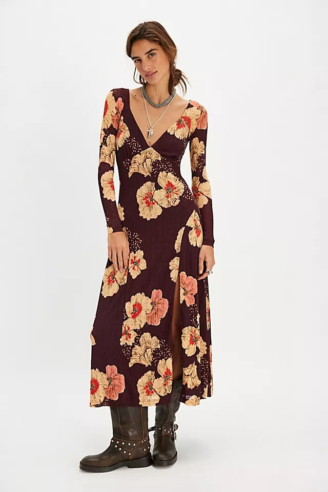 Calla Dress | Plum Combo
