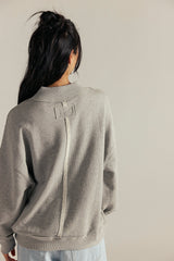 Palm Springs Pullover | Heather Grey