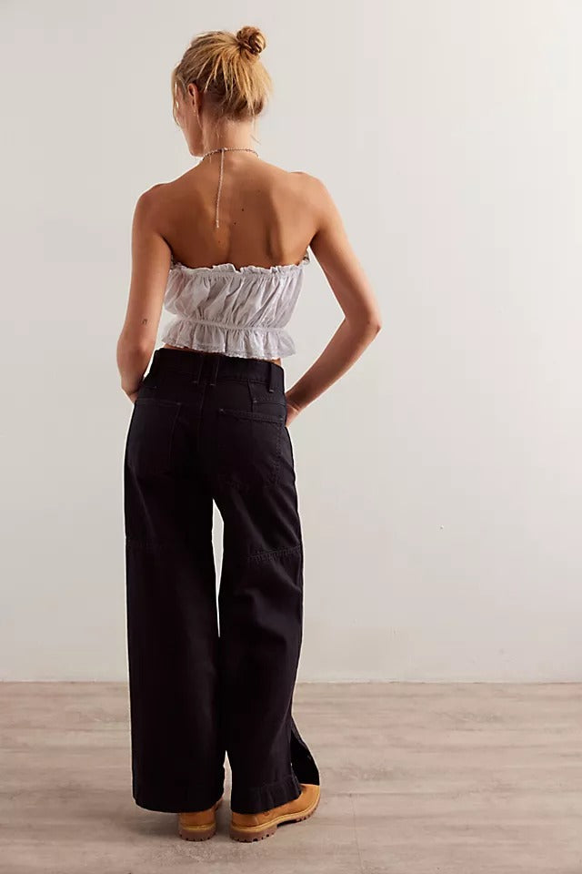 Benji Wide Leg Jean | Thea Black