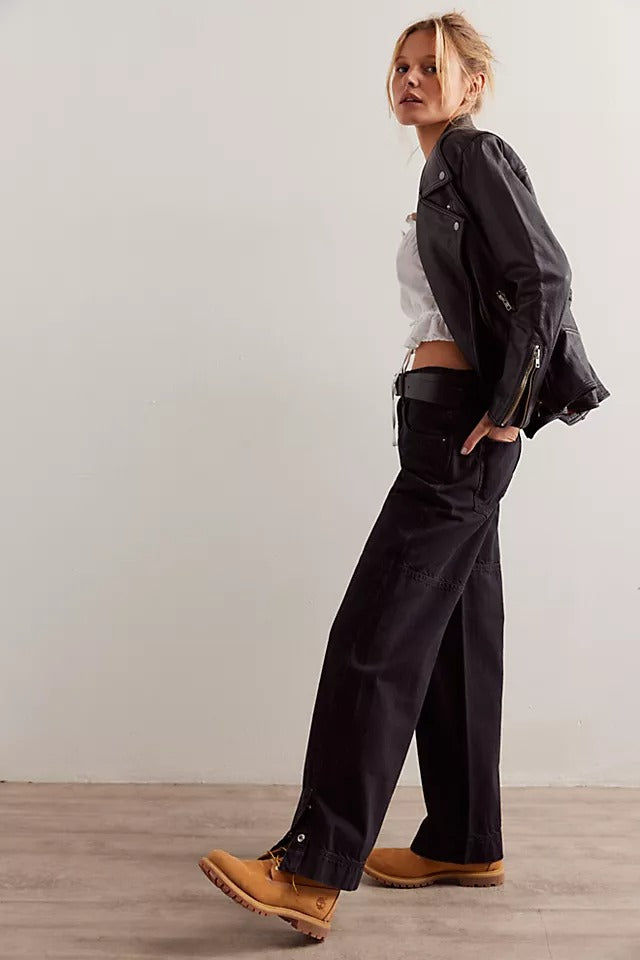 Benji Wide Leg Jean | Thea Black