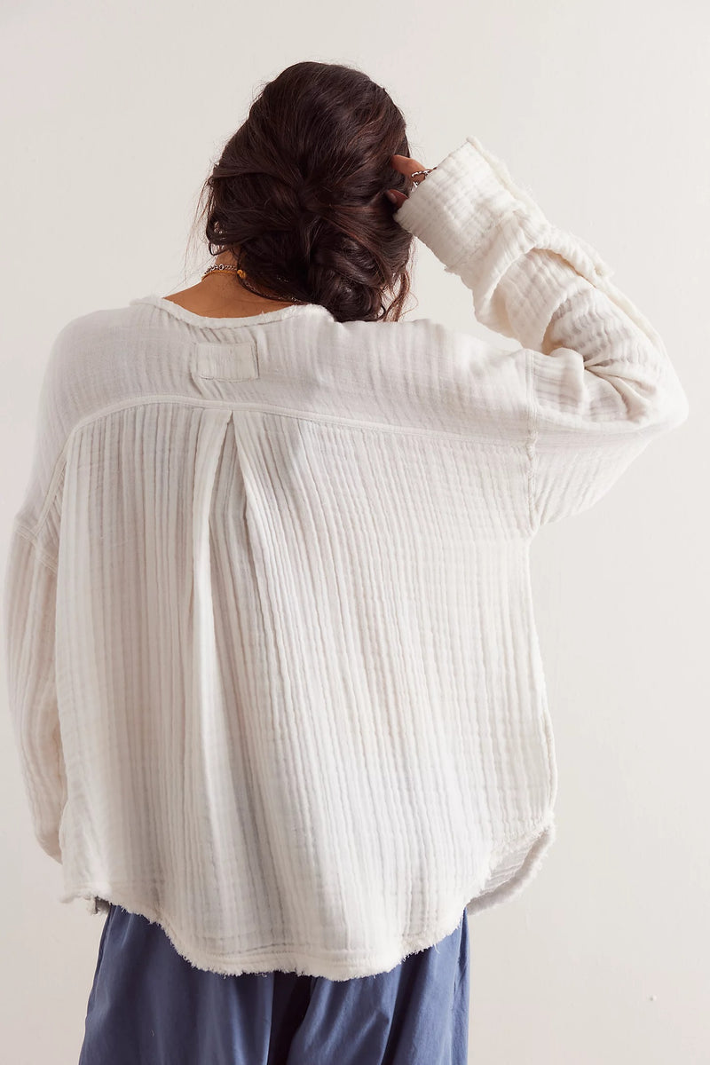 Easy Sunday Top | Optic White