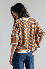 Clean Rugby Tee | Almond Combo