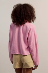 Celeste Quarter Zip | Hummingbird Pink