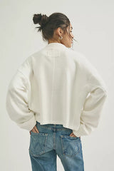 Celeste Quarter Zip | Clean Ivory