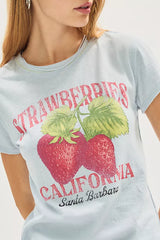 Nova Graphic Tee | Strawberry Combo