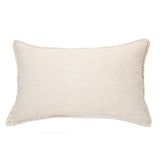 Linen Stonewash Oblong Cushion | Natural