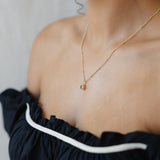 Luster Necklace | Gold/Green