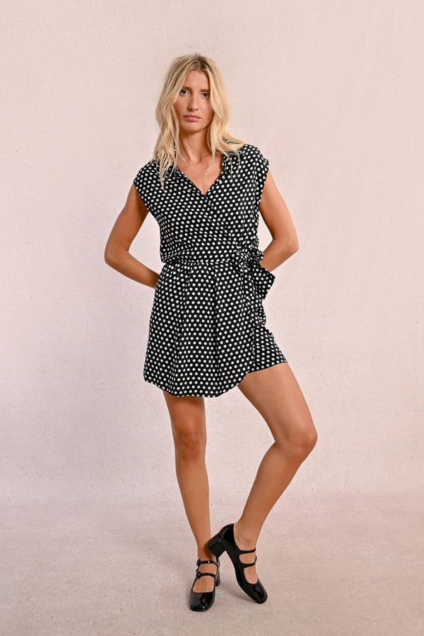 Lou Romper | Black Dot