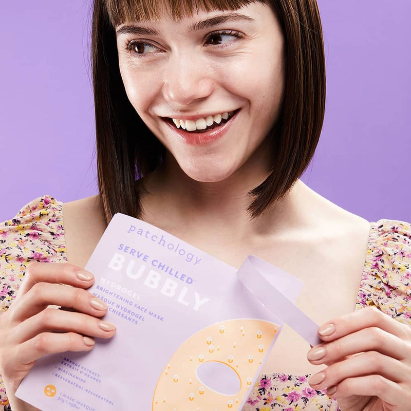 Serve Chilled Bubbly Brightening Hydrogel Mask