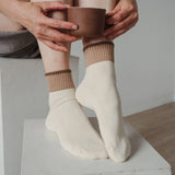 Block Pima Socks | Sandbanks