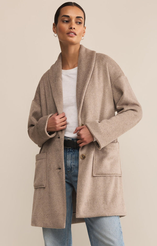 Lennon Coat | Smokey