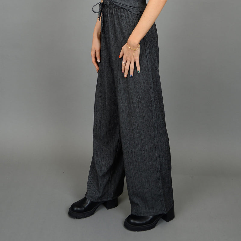 Pauleena Pants | Dark Grey Twist