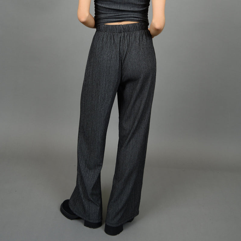 Pauleena Pants | Dark Grey Twist